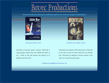 Tablet Screenshot of bovecproductions.com